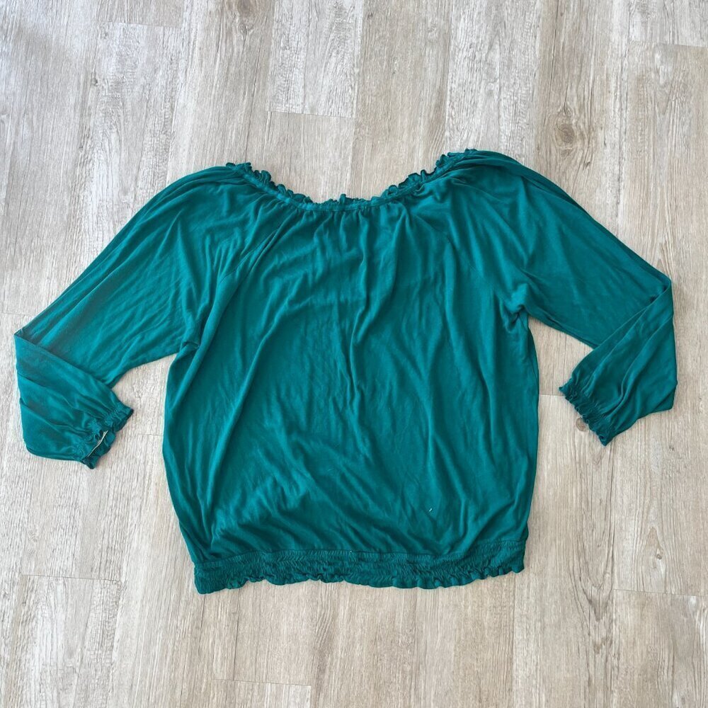 Womens French Laundry Green Blouse - 22/24 - Picture 4 of 6